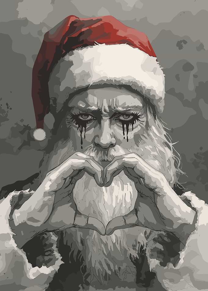 gothic santa
