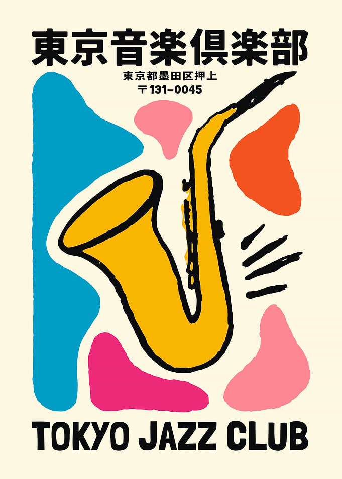 Tokyo Jazz Club Poster