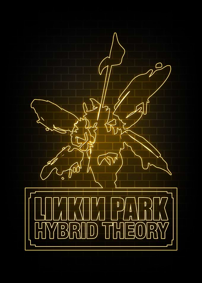 Linkin Park Hybrid Theory Neon Art