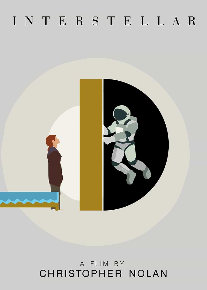 Interstellar Movie Poster Minimalist