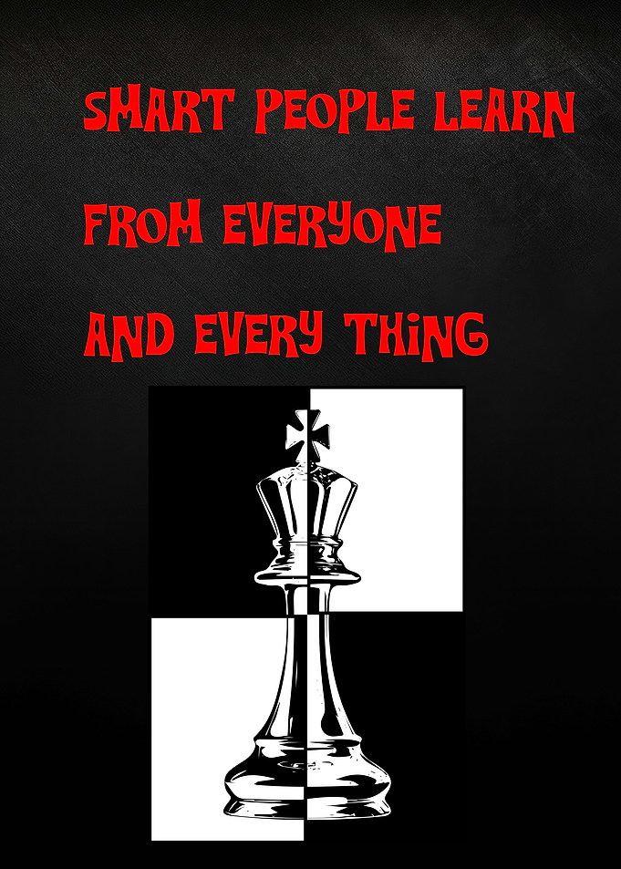 Smart People Learn Chess King