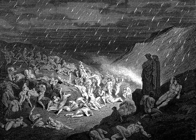 Gustave Doré's Inferno - The Blasphemers