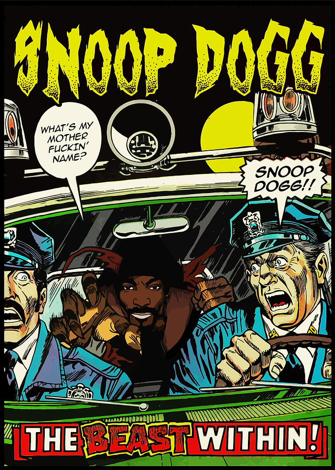 Snoop Dogg Comic Book Cover