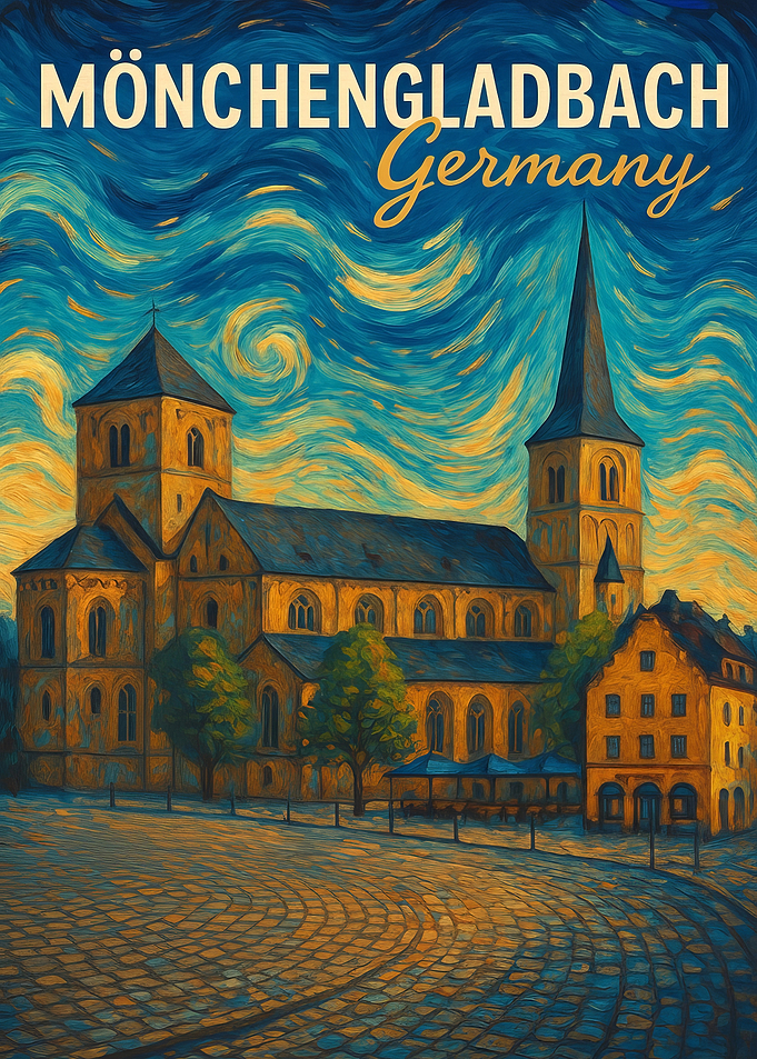 Mönchengladbach Germany Cityscape Painting