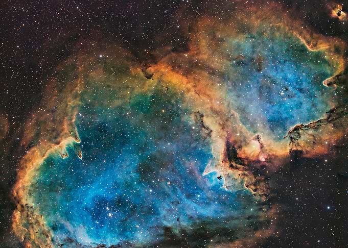 Heart Nebula in Space