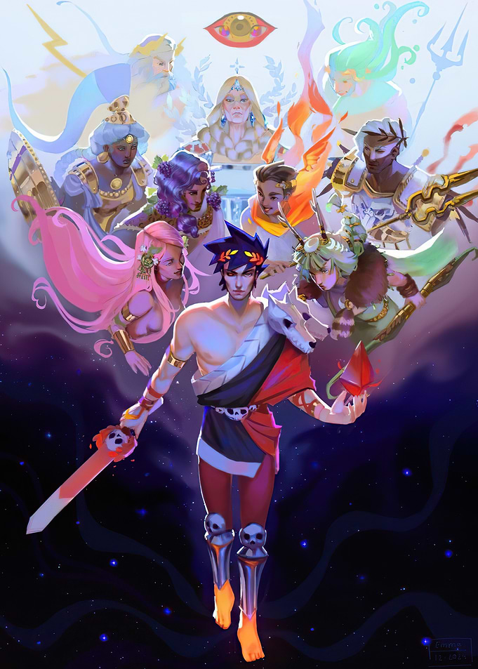 Hades Game Character and Gods