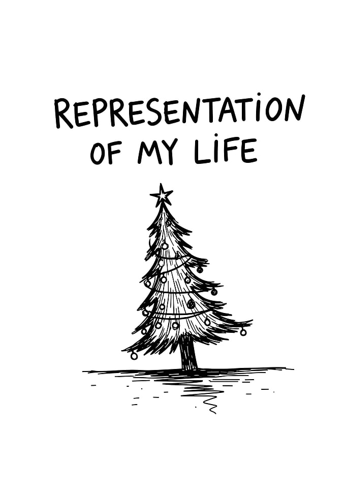 Representation of My Life Christmas Tree