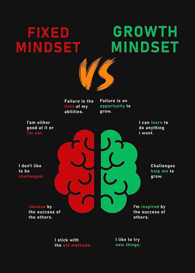 Fixed vs Growth Mindset Comparison