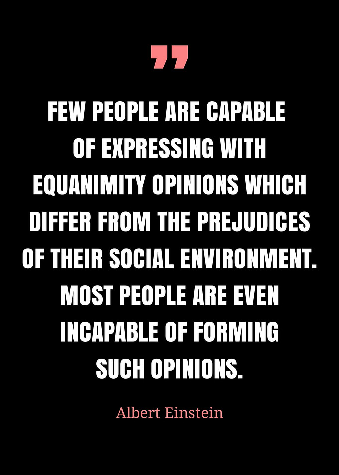 Albert Einstein Quote on Opinions