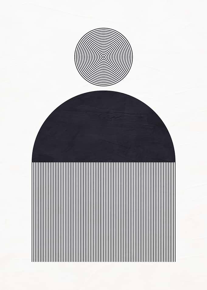Minimalist Geometric Composition