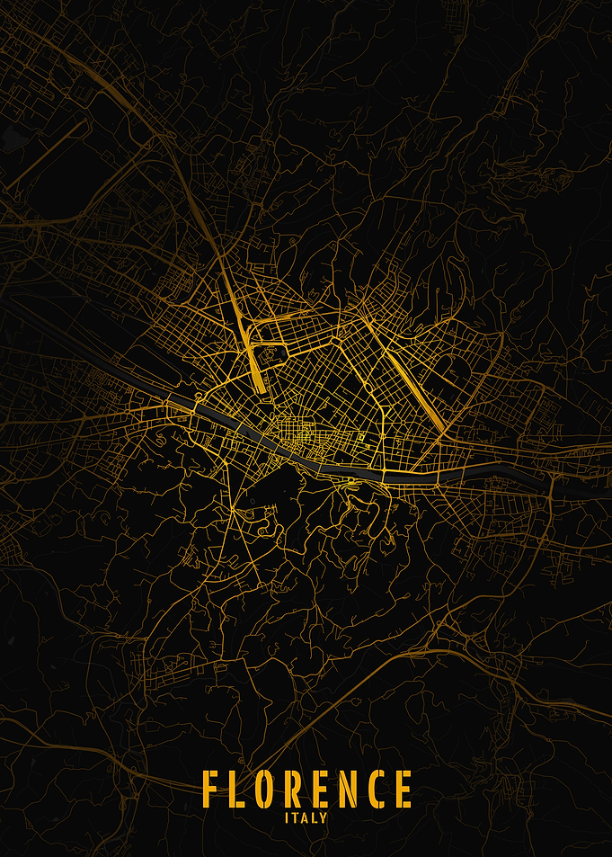 Florence Golden City Map