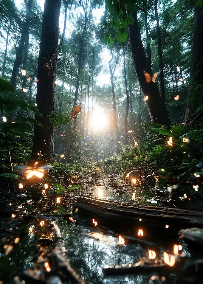 Glowing Forest