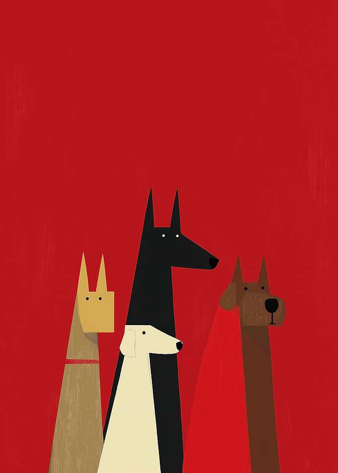 Four Dogs