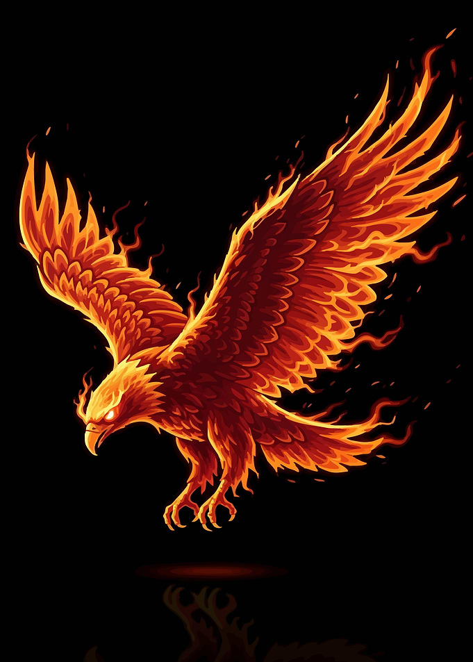 Fiery Eagle Animal