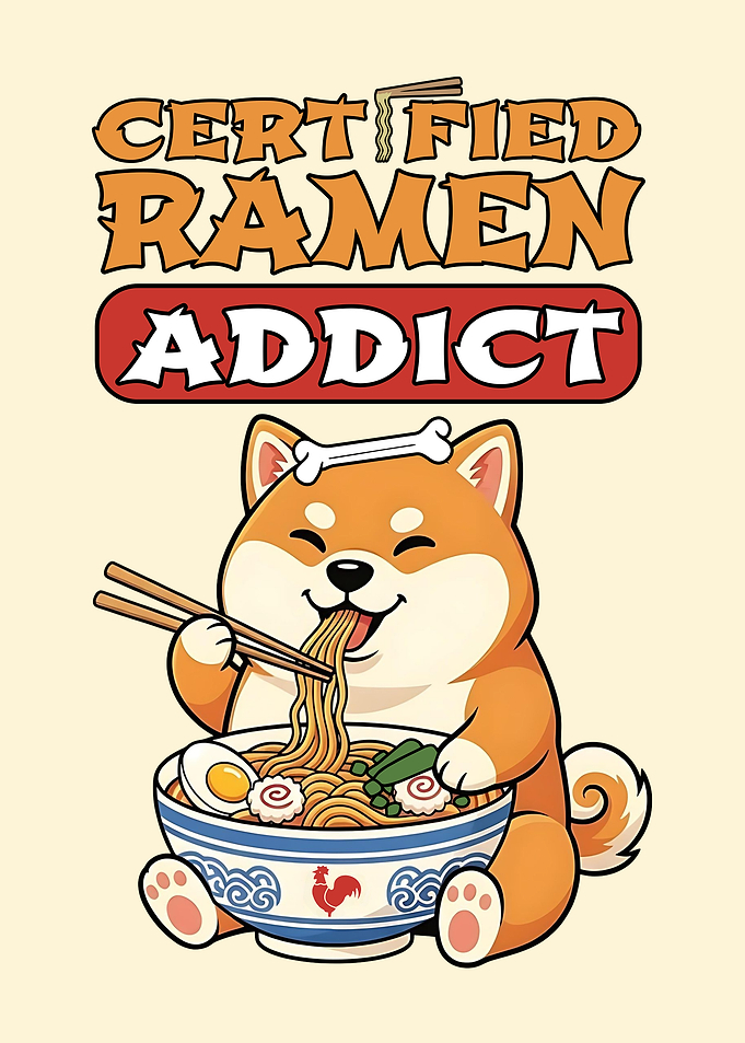 Certified Ramen Addict Shiba Inu