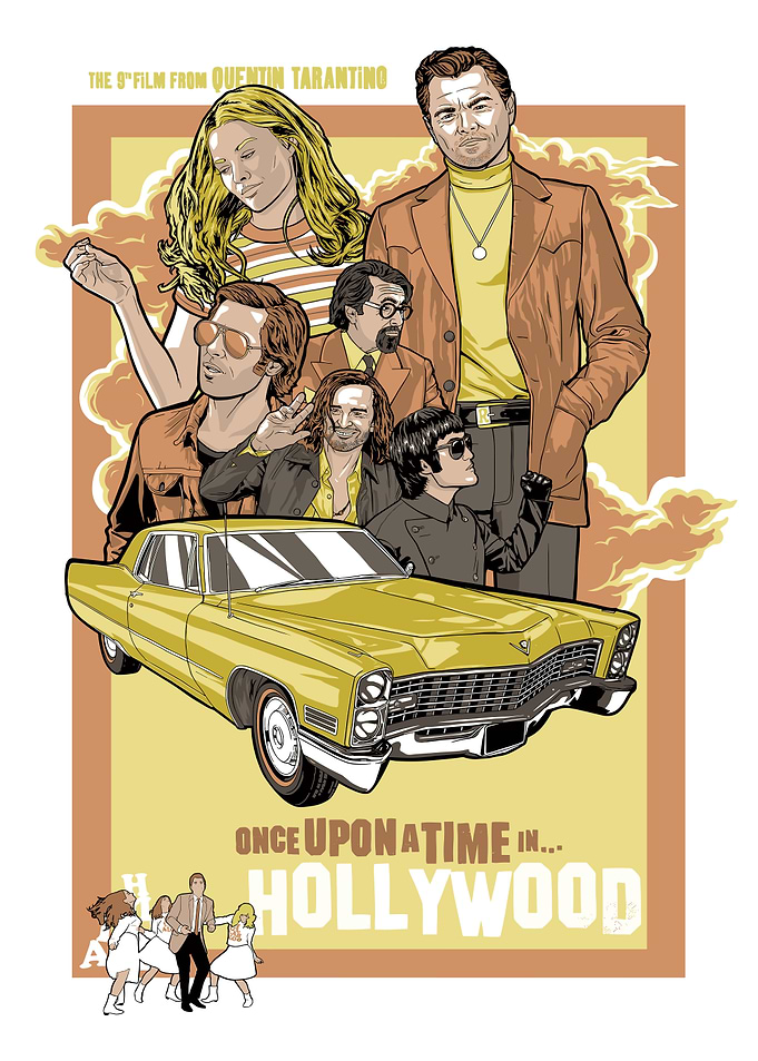 Once Upon a Time in Hollywood Poster