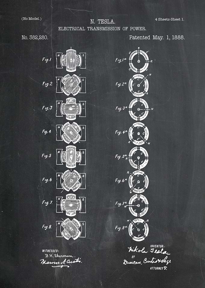 Nikola Tesla Electrical Transmission Patent
