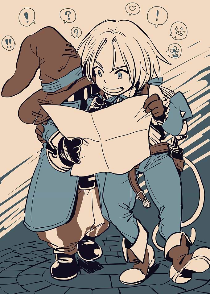 Final Fantasy IX: Vivi and Zidane