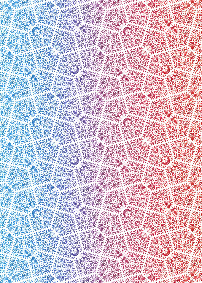 Ethereal Ombre Diamonds Geometric Pattern with Gradient