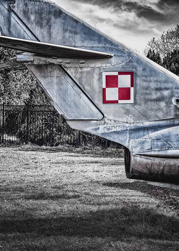 Polish Aircraft Tail Section