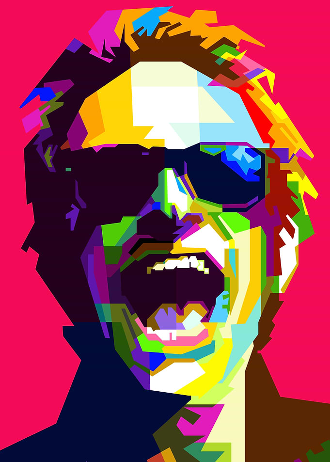 Vinyl Records Classic Rock Star Pop Art
