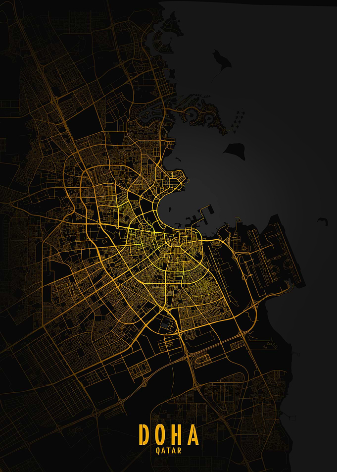 Doha Golden City Map