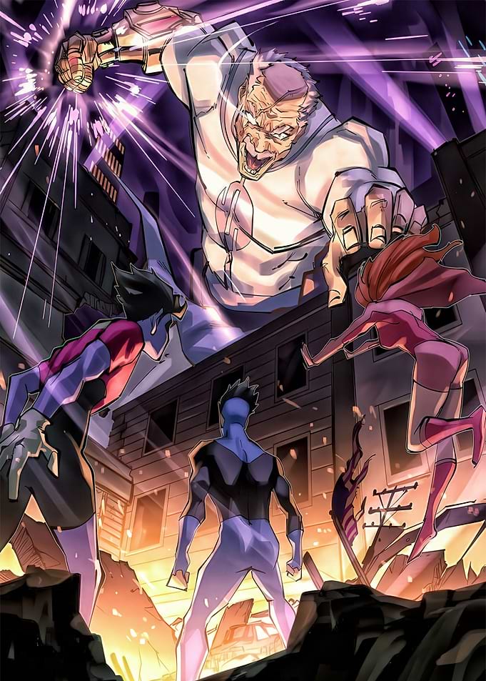 Invincible Comic Book Action Scene