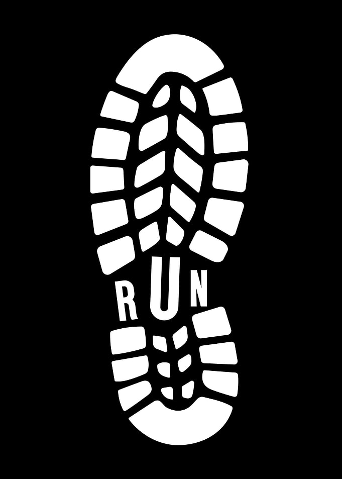 Run Shoe Print