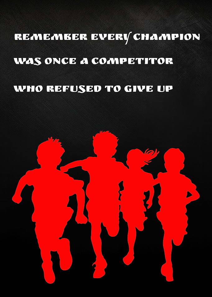 Champion Competitor Inspirational Quote