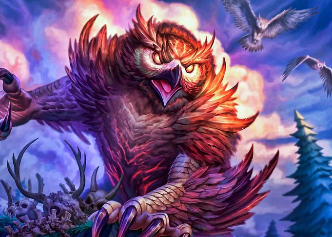Monster Owl Fantasy Art