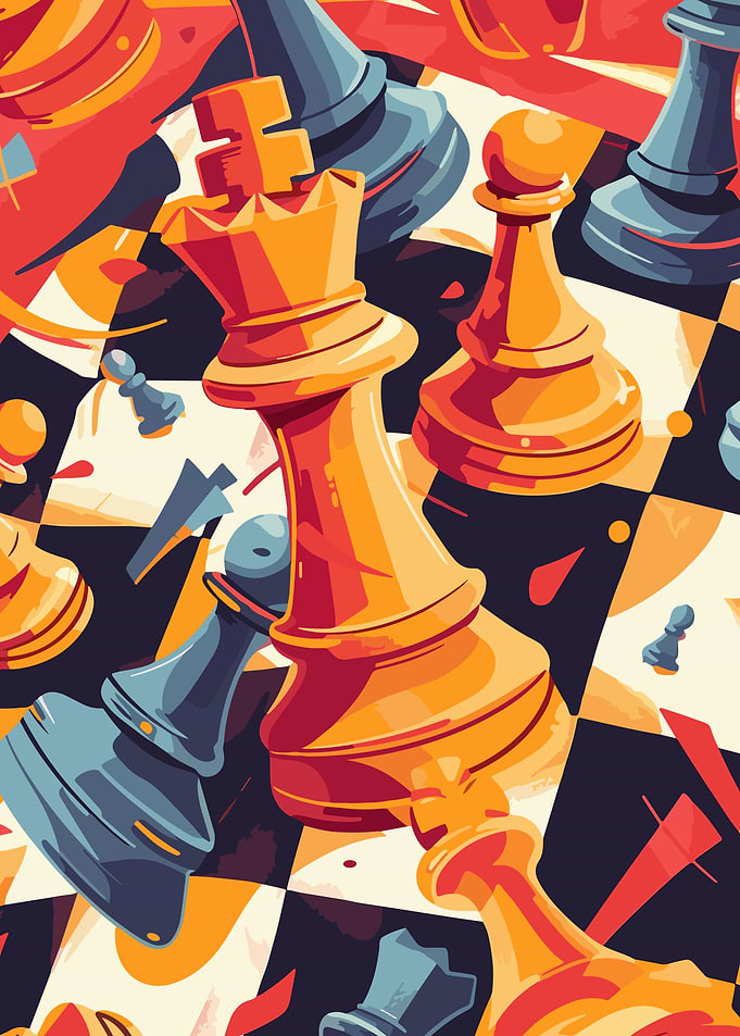 Chess Pieces Pattern