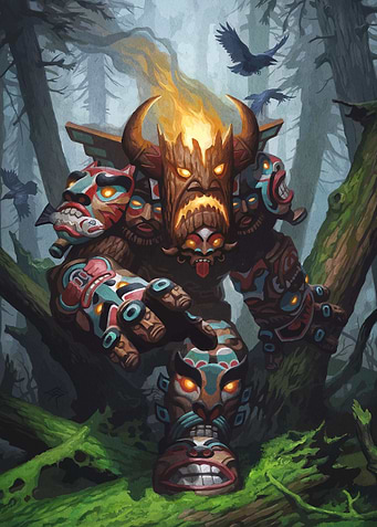 Totem Golem in Forest