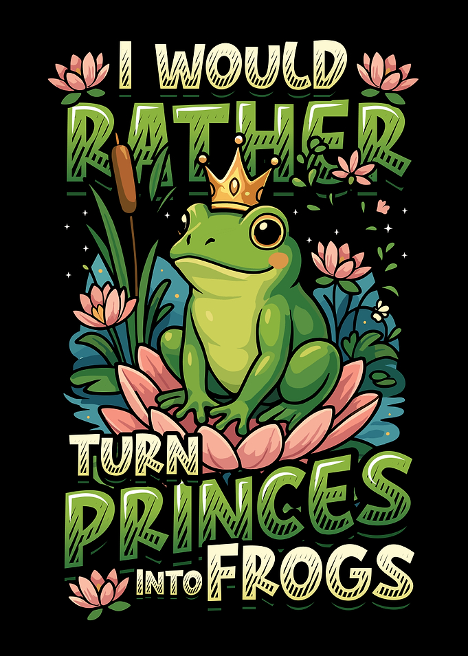Amphibian Frog Water Lilly Fairy Tale Princes Into Frogs