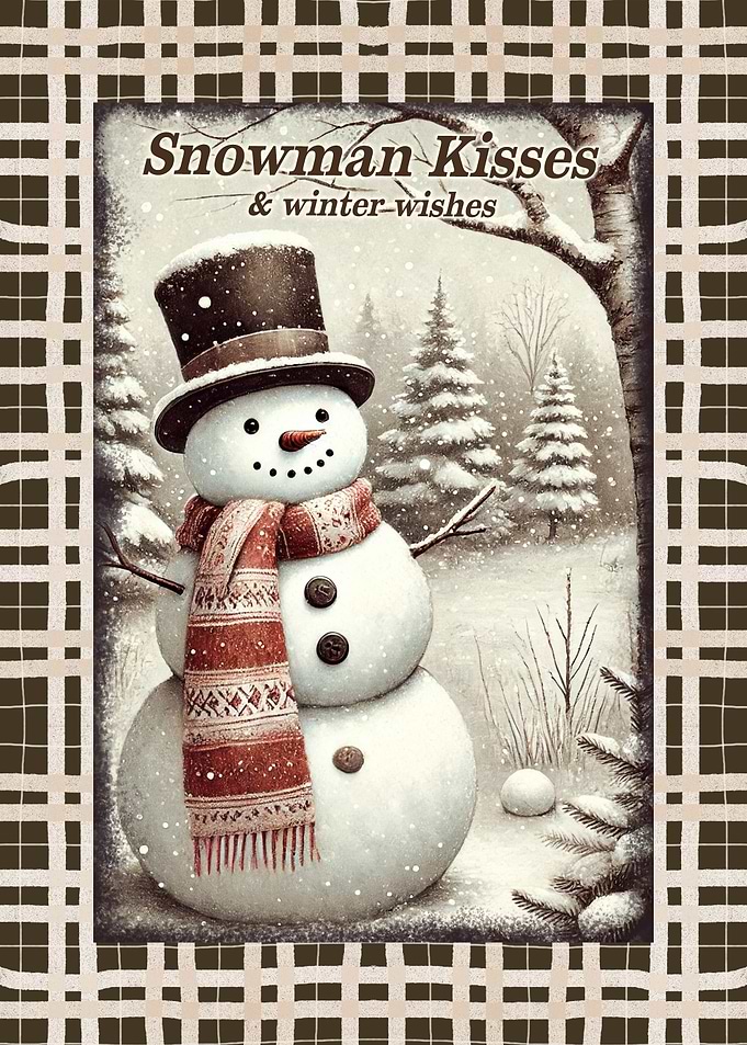 Snowman Kisses & Winter Wishes