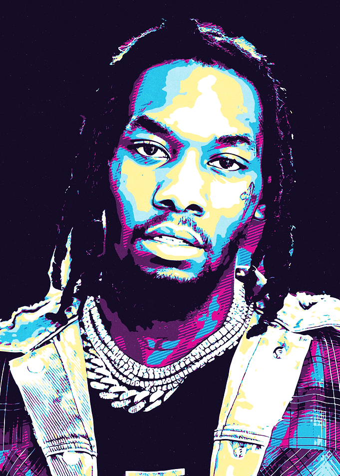 Offset Portrait Pop Art