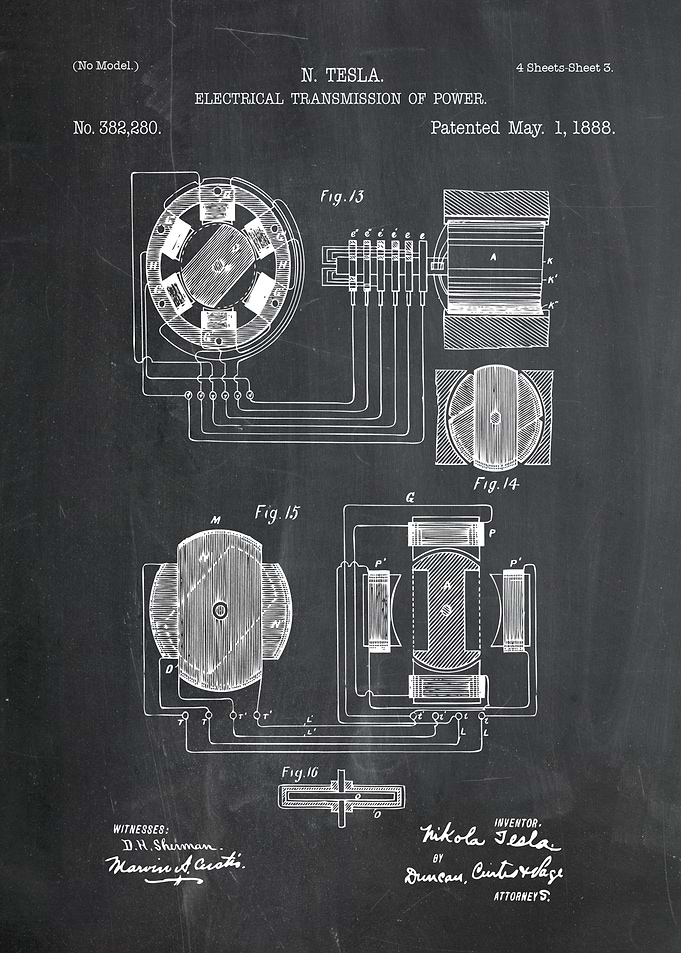 Nikola Tesla Electrical Transmission Patent