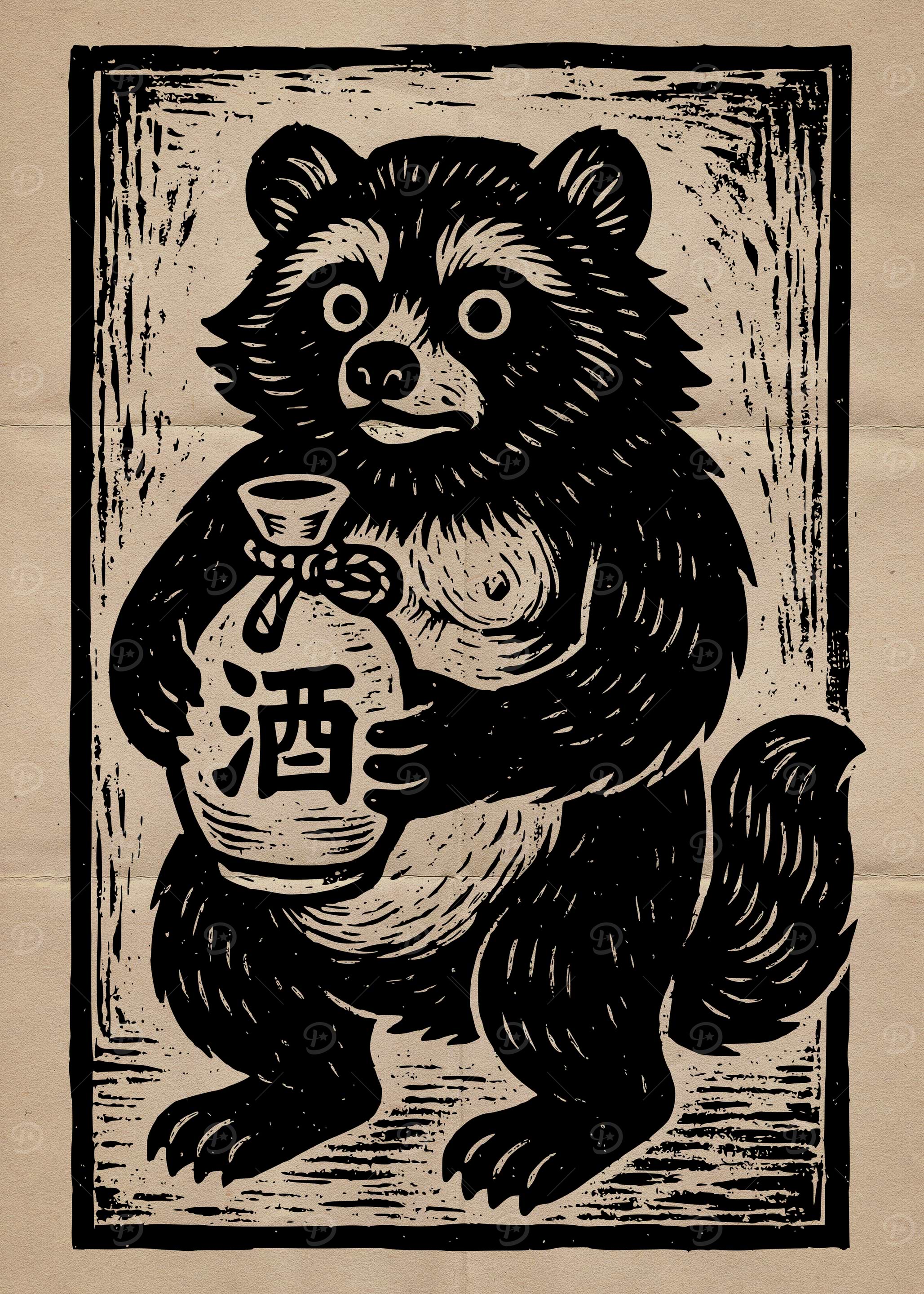 Tanuki Posters Online - Shop Unique Metal Prints, Pictures