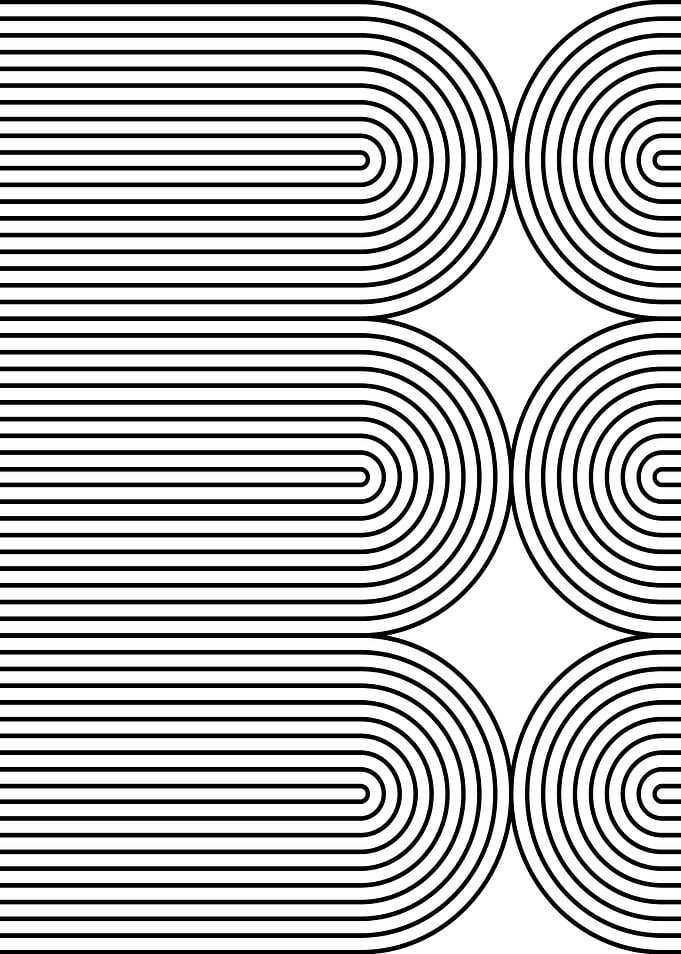 Abstract Black and White Pattern