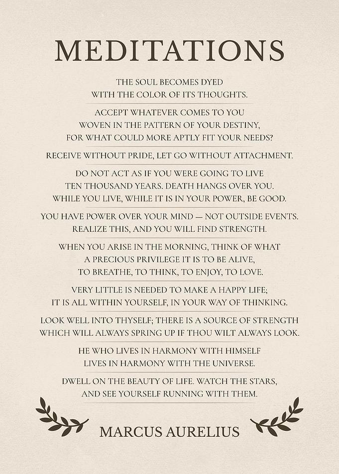 Meditations by Marcus Aurelius Quotes