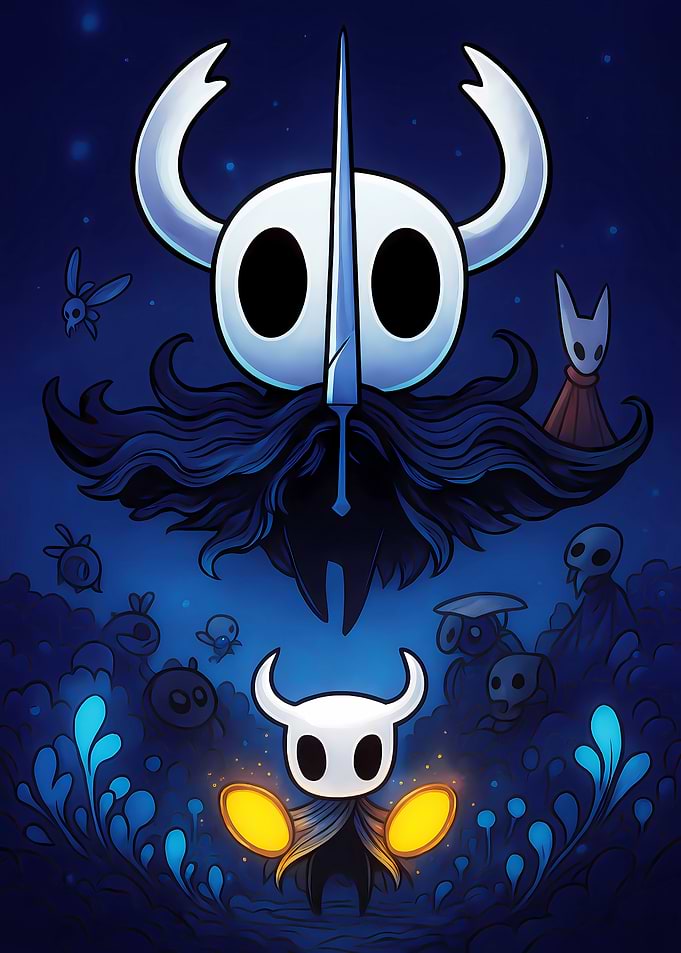 Hollow Knight Game Illustration