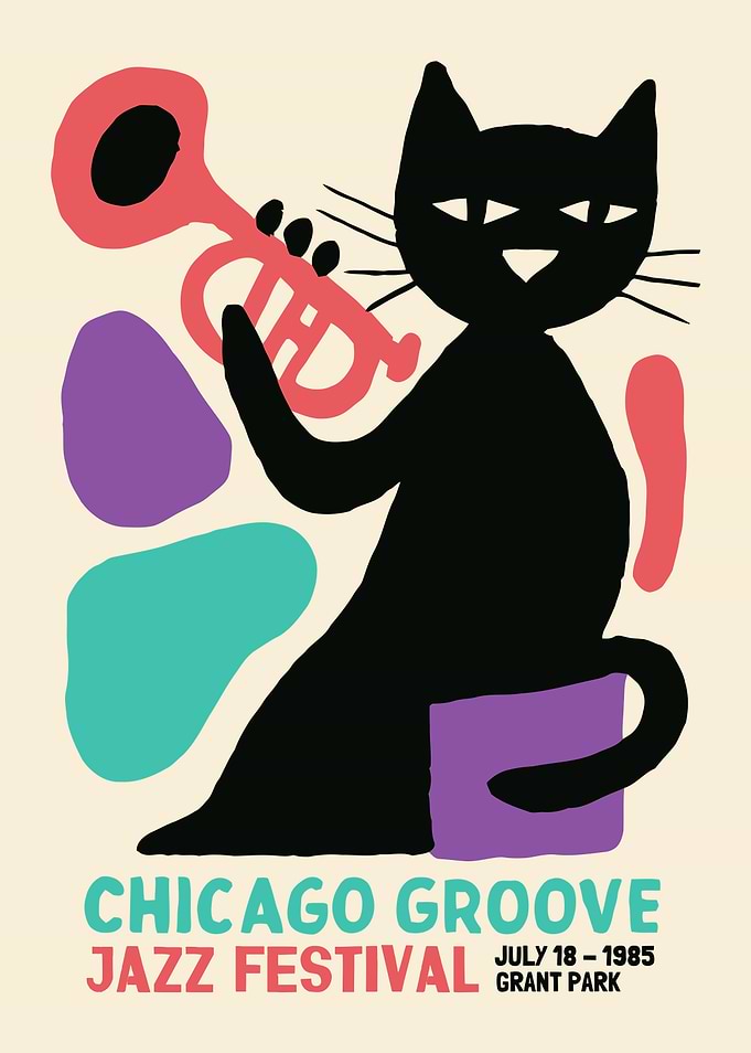 Chicago Groove Jazz Festival Poster