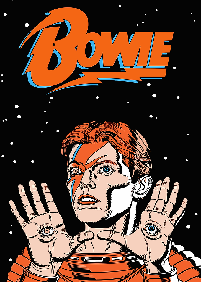 David Bowie Comic Art