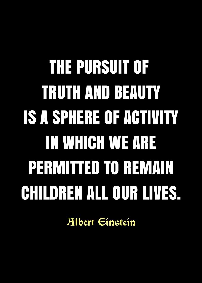 Einstein Quote: Pursuit of Truth