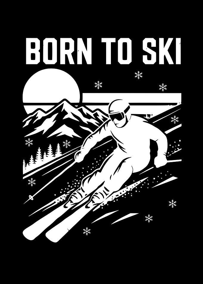Born to Ski Design Skiing