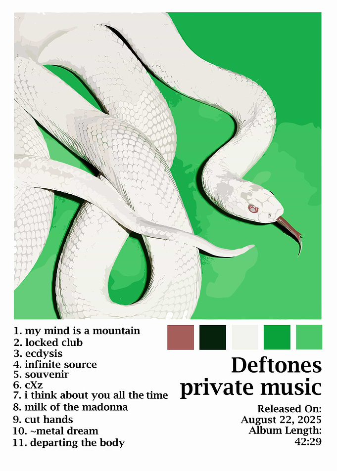 Deftones Private Music Album Cover