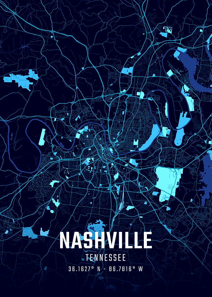 Nashville Midnight City Map