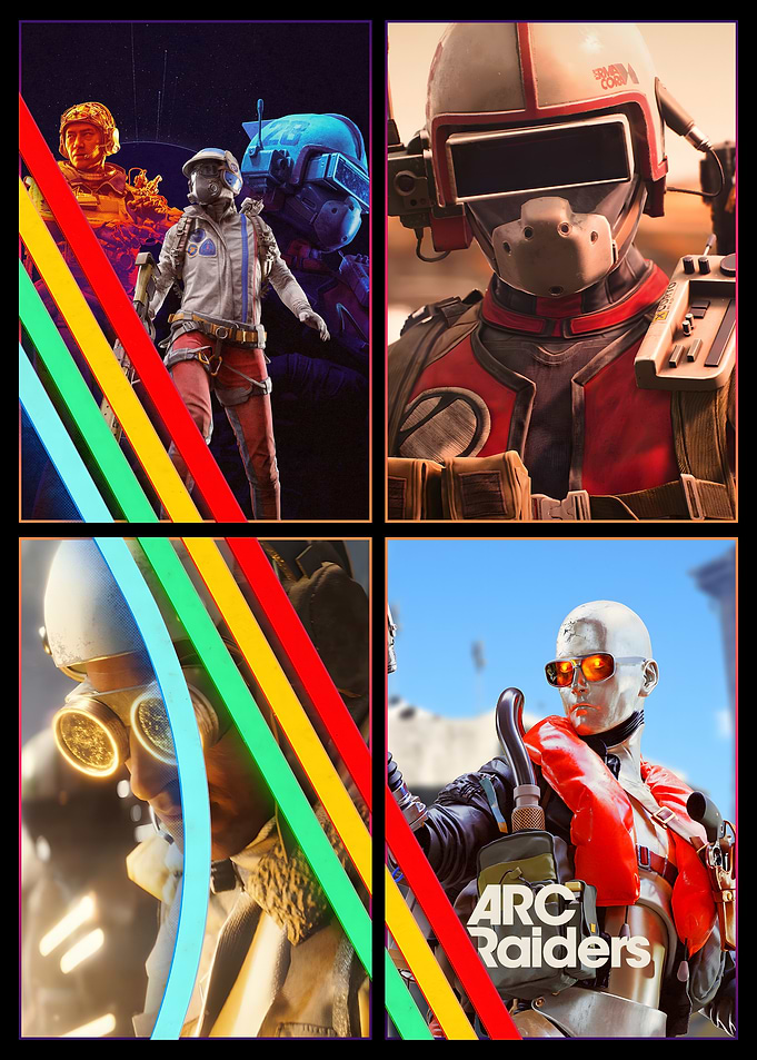 Arc Raiders Game Character Collage
