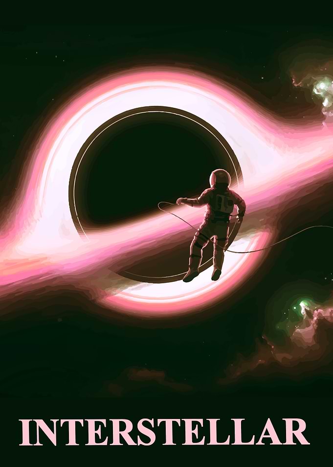 Interstellar: Astronaut and Black Hole
