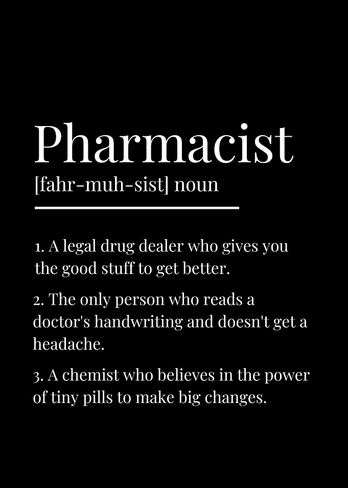 Funny Pharmacist Definition