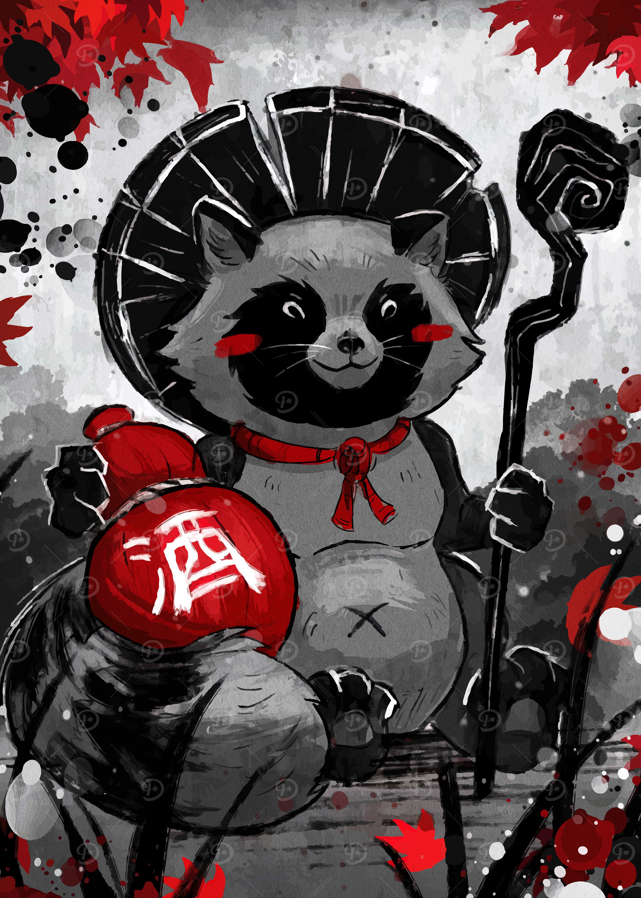 Tanuki Posters Online - Shop Unique Metal Prints, Pictures